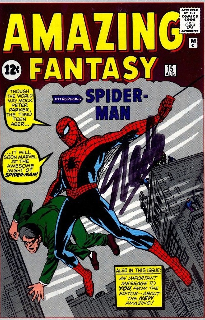 AMAZING FANTASY 15 CGC SS 9.6 STAN LEE MARVEL MILESTONE REPRINT