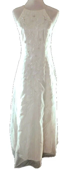 Vestidos de dama de honor de Organza Blanco