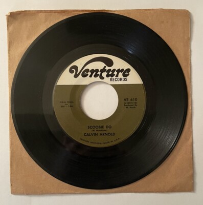 CALVIN ARNOLD: scoobie do / lovely way to go VENTURE 7'' Single 45 RPM