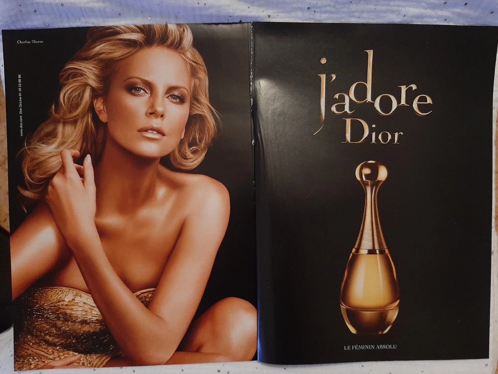 Publicité papier Parfum. Perfume Ad C. Dior J'adore de 2009
