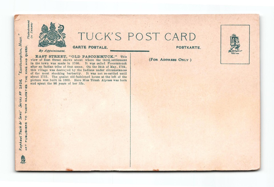 Vintage East Hampton Mass East Street Old Postcard eBay