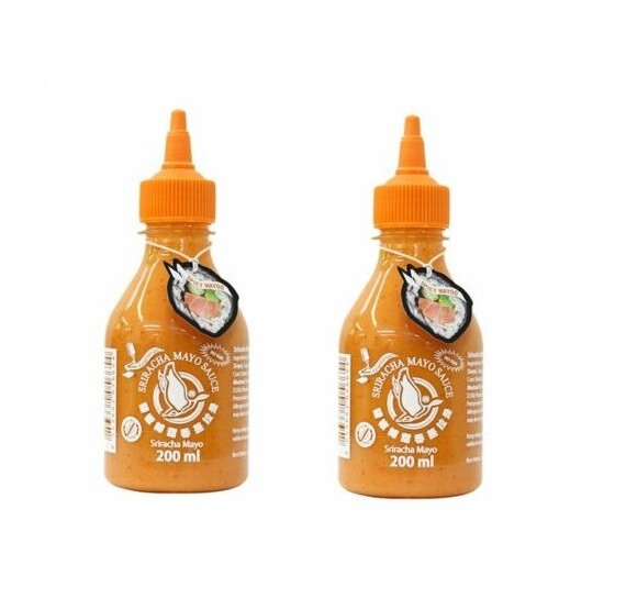 Sriracha Mayo Sauce Doppelpack: 2 x 200ml Chili Mayonnaise vegan Sushi Füllung