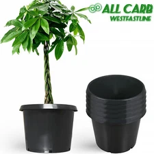 1/2/3/5/7/10/20/25Gal Plastic Nursery Plant Container Garden Planter Flower Pots