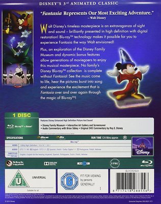 Fantasia (1940) Disney Blu-Ray BRAND NEW Free Ship | eBay