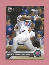 Javier Javy Baez 2021 Topps NOW Walk-Off Hit Cubs Mets #557 Print Run 530