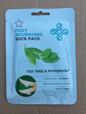 Fußpflegendes Sockenpaket Teebaum & Pfefferminze - trockene rissige Fersen - Superdrug