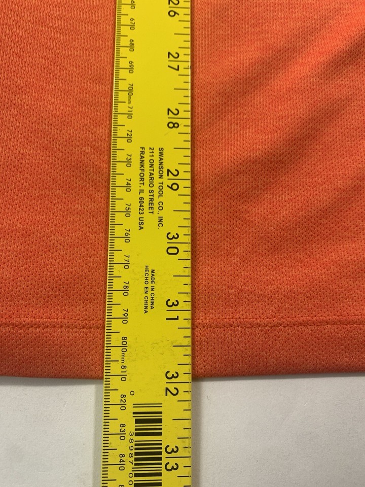 Nike Polo Shirt Mens 2XL Orange Short Sleeve Golf Dri Fit Casual eBay