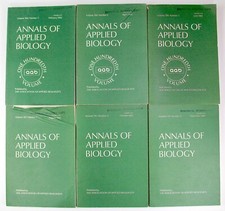 Annals Of Applied Biology 1982 Rare One Hundr...
