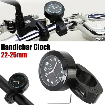 Motorraduhr Uhr Uhren Clock Für Motorrad Fahrrad Lenkeruhr Wasserdicht DE