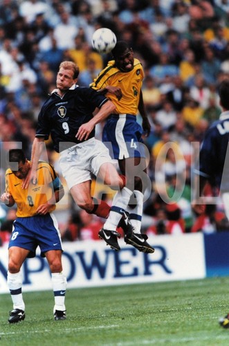 L'ÉQUIPE DU BRÉSIL BRÉSIL V ECOSSE 18 Juin 1998 Photo Stock - Alamy