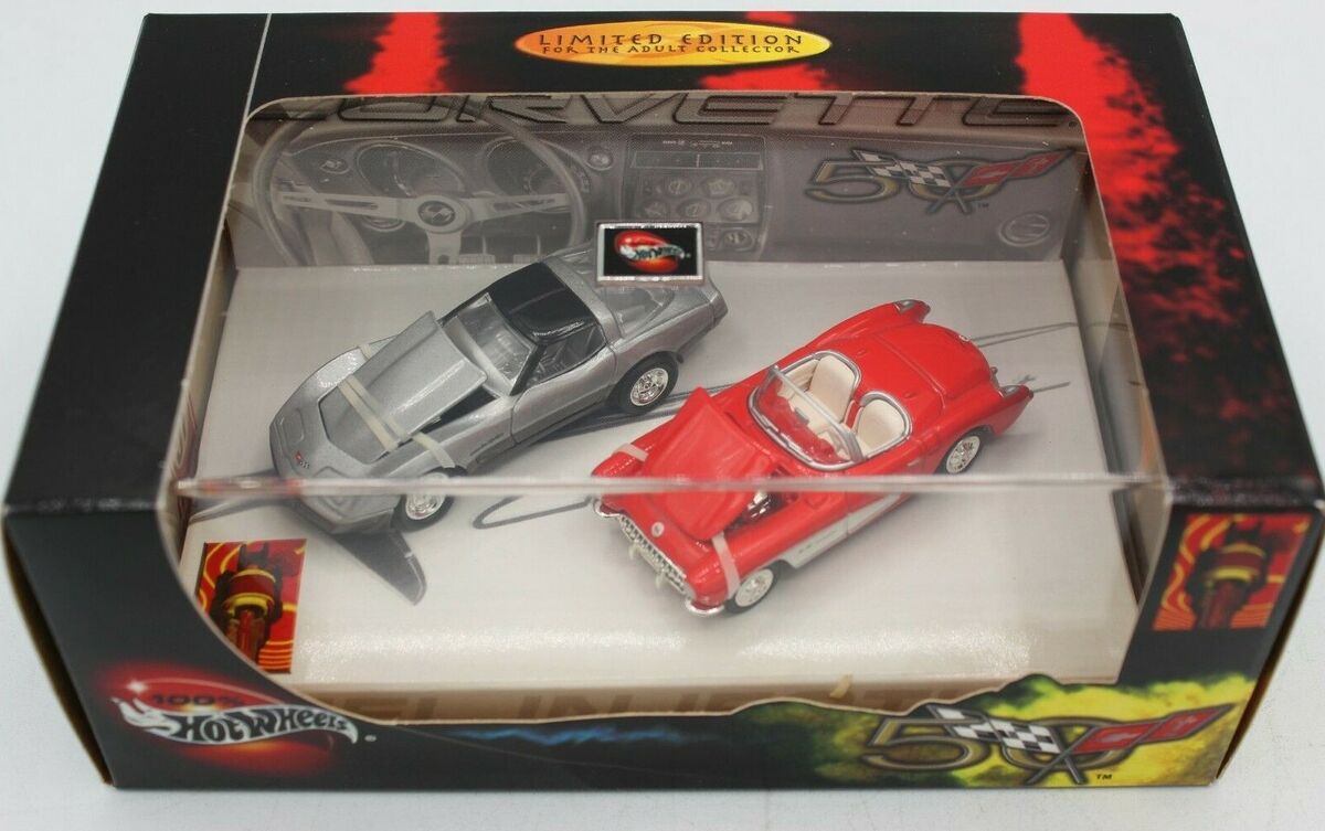 Hot Wheels 100% Collectibles Corvette 50th Anniversary 2 Hot Wheels 100% Collectibles Corvette 50th Anniversary 2
