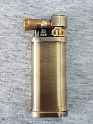 Benzinfeuerzeug ähn. Dunhill Unique Messing Brass vintage retro neu top