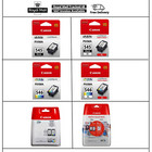 Canon PG-545 PG-545XL & CL-546 CL-546XL BK i kolorowe wkłady atramentowe do MX435 LOT
