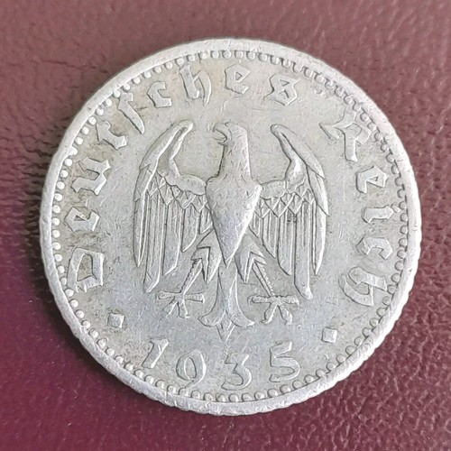 Deutsches Reich 50 Pfennig 1935 A, Aluminium J.372 ss-vz - Bild 2 von 2