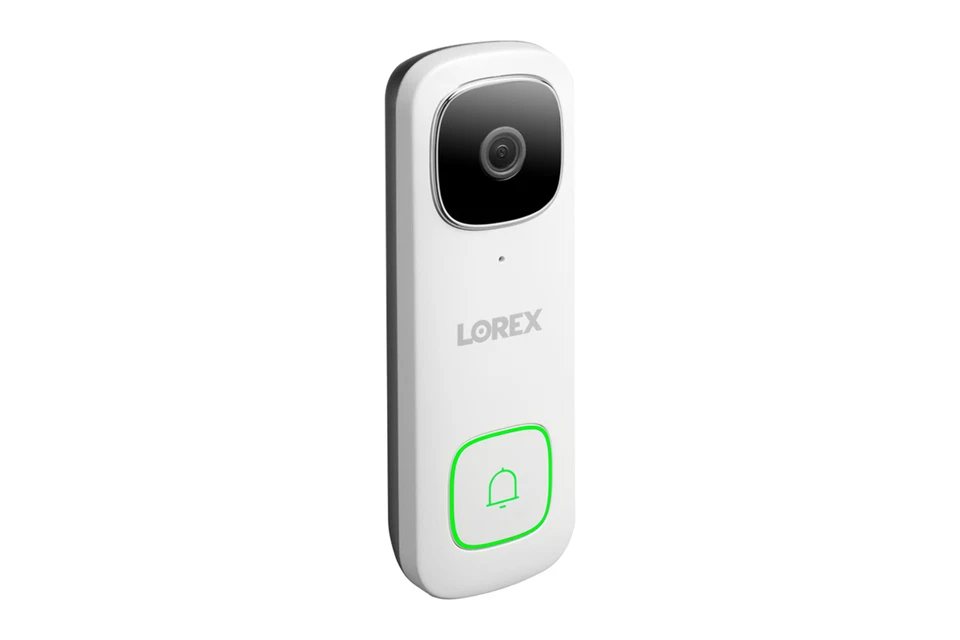 Lorex 2K Wi-Fi Video Doorbell 32GB (White, Single) - Open Box - Image 2 of 4