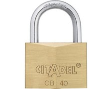 Vorhangschloss Vorh&auml;ngeschloss Sicherheits Schloss Citadel CB40 mit 2 Schl&uuml;ssel
