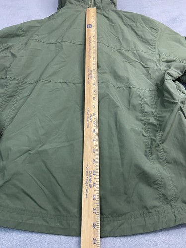 LL Bean Jacket Men Large Green The Weather Channel 3 in 1 Nylon Shell Outdoor - Picture 6 of 16