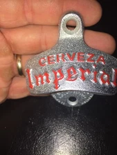 Cerveza Imperial Bottle Opener Metal Beer Soda Collector Mexican Home Office MEX