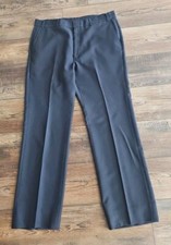 Levi's Action Slacks Dress Pants Mens Size Blue Vintage USA Polyester 36x31