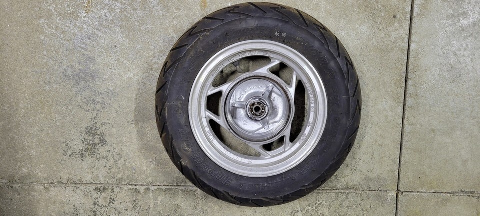 1995-2001 Yamaha Riva XC-125 Front Wheel & Tire - Part # 50M-25168-21 ...