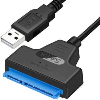 Adapter Usb zu SATA 3.0 Netzteil Ladeadapter Konverter Datenkabel Stecker