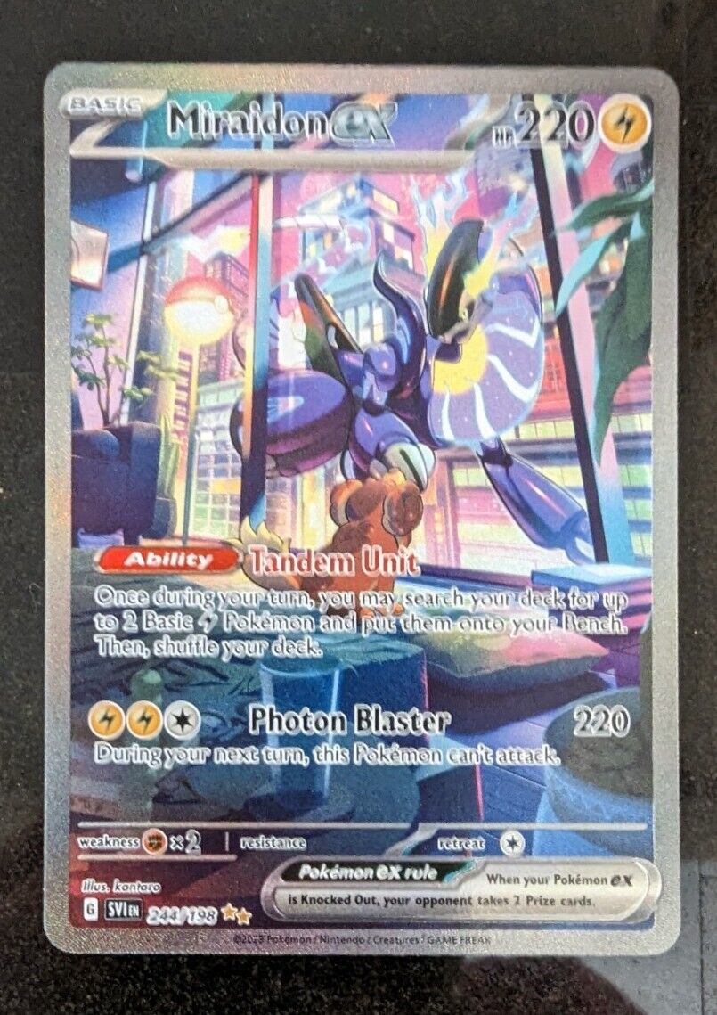 Miraidon ex - 244/198 - Special Illustration Rare - Pokemon