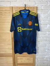 MANCHESTER UNITED THIRD FOOTBALL SOCCER SHIRT 2021 - 2022 ADIDAS MENS sz M