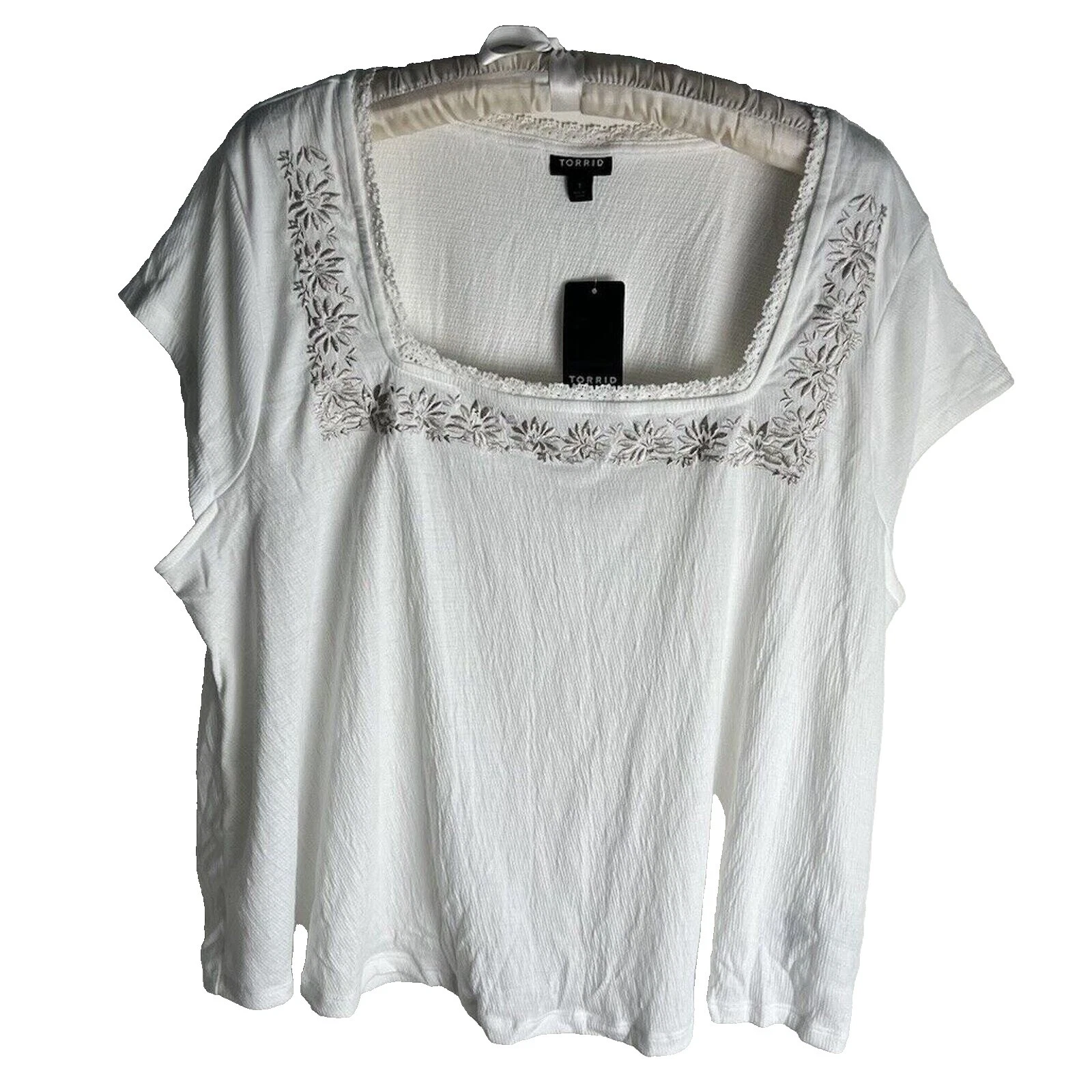 Camiseta blanca de poliéster Torrid para Mujeres