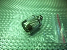 (1) N Male To Mine UHF Female RF Connector Antenna Coaxial Adapter