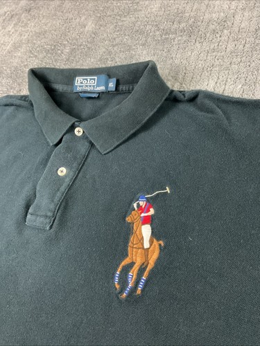 Polo Ralph Lauren Shirt Mens Extra Large Big Pony Rugby #3 Pullover Chief Keef