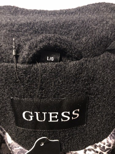 Guess Peacoat Black Military Style Large Authentic NWT - Picture 9 of 12