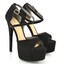 thumbnail 2 - Womens Strappy Platform Sandals Peep Toe Ladies Stiletto High Heel Shoes Size