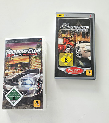 Orginalhüllen/Leerhüllen für Sony PSP Midnight Club 3: DUB Edition Platinum PAL 
