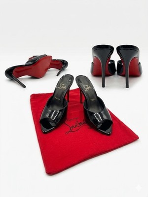 Dior Miss Z Mule Size 38 US 8 Black Heels 80 mm stiletto