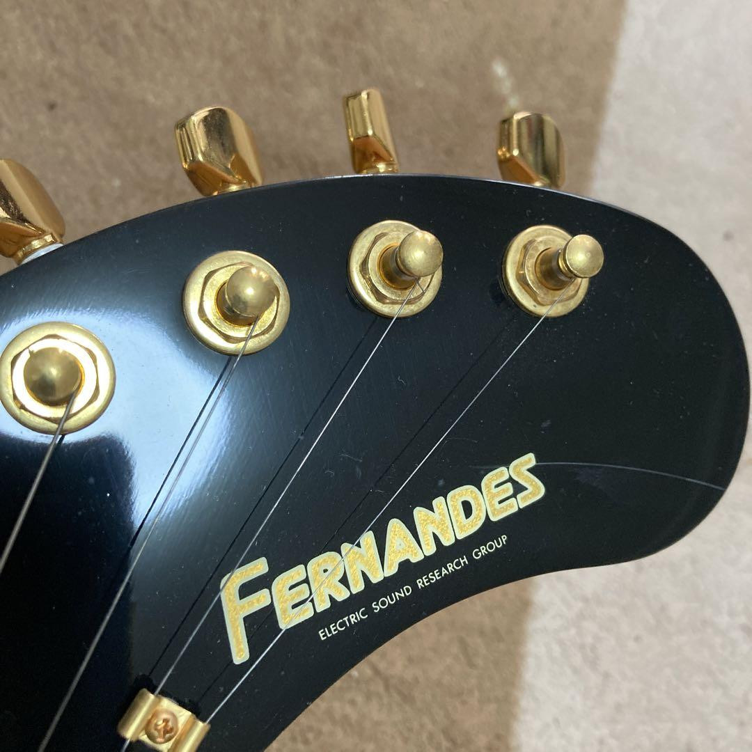 FERNANDES ZO-3C ギター ブラック ゴールドパーツ　1992年 希少 Fernandes ZO-3C ゴールドパーツ仕様 ゾーサン 上位機種