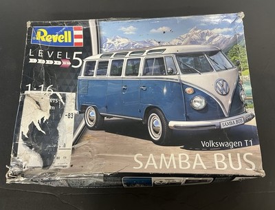 Revell VOLKSWAGEN T1 SAMBA BUS Level 5 Model Kit 1/16 Sealed Parts