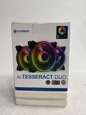 Anidees (AI-TESSERACT-DUO)  RGV computer Cooling Fans 5 Pin connectors (3 Pack)