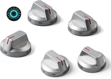 DG64-00975A Stove knobs Replacement for Samsung Stove Parts NE/NX9000T NX60T8...