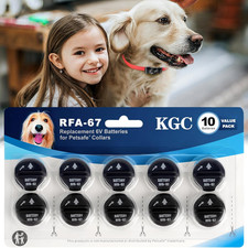 10Pack RFA-67 6V Replacement Dog Collar Batteries for PIF-300 PIF-275-19 PUL-275