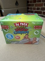 16 Boxes Of 12 Sachets BAFF Water Colour Tablets Novelty Bath Time Fun Kids Toy