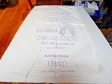 Vintage Ranch House H & R Flour sack 50 pounds