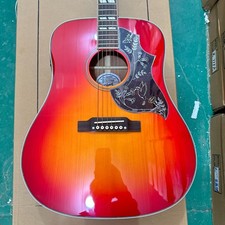 Hummingbird Standard Cherry Sunburst Acoustic Guitar Rosewood Fretboard Ship US