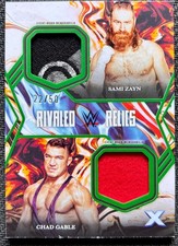 Chad Gable Sami Zayn 2025 Topps Exalted WWE  Rivaled Dual Relic /50