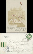 Ansichtskarte  Scherzkarten - Junge und Mädchen Trellern 1903