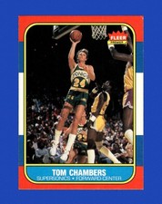 1986-87 Fleer Set-Break # 15 Tom Chambers EX-EXMINT *GMCARDS*