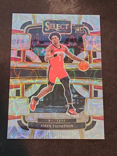 2023-24 Panini Select - Concourse Amen Thompson #96 Scope Prizm (RC)