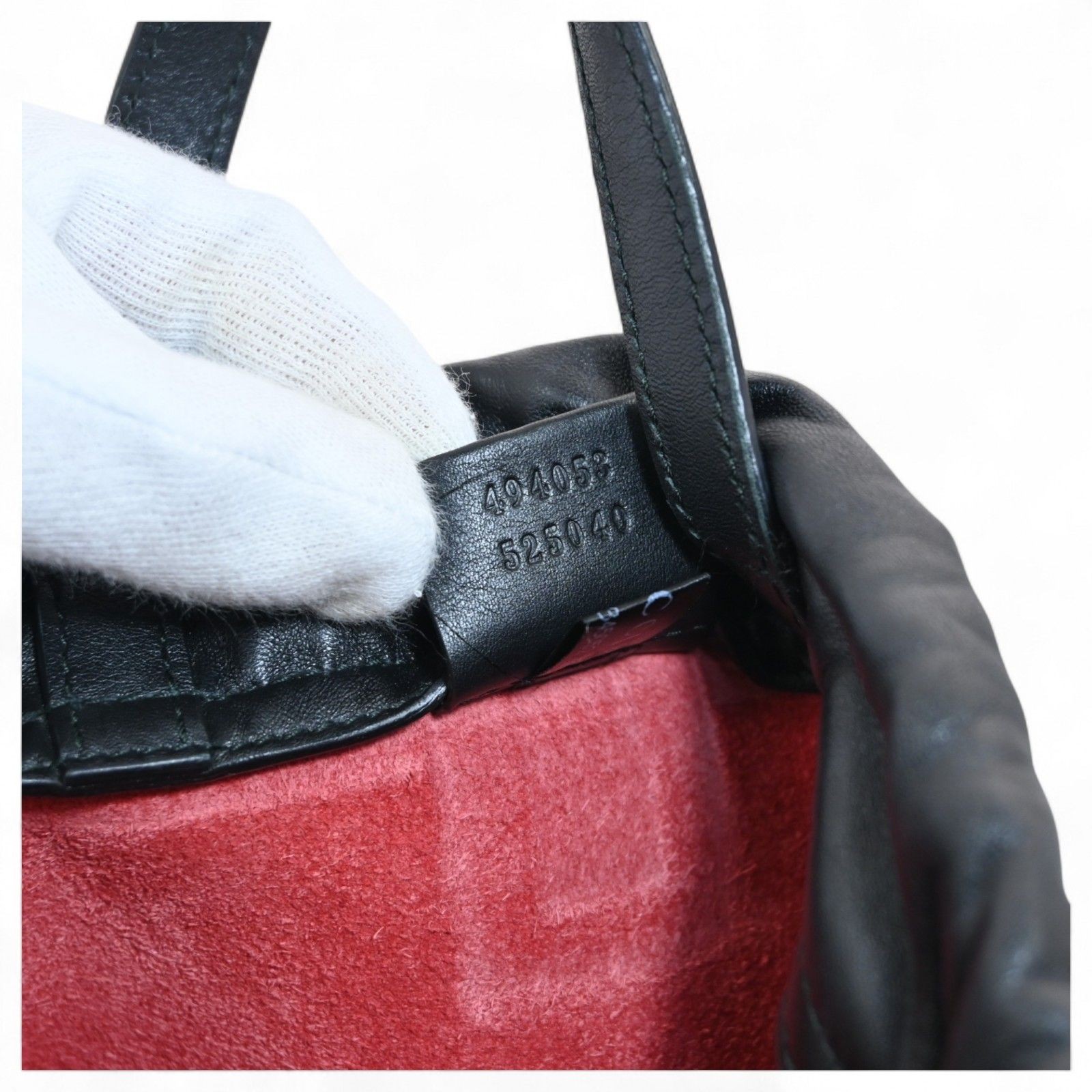 Gucci Coco Captain Backpack Hibiscus Red Black Le… - image 5