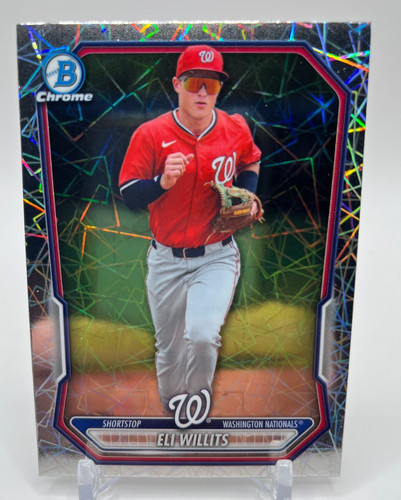 2026 Bowman Eli Willits Chrome Prospects #BCP-95 Lazer Refractor