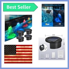 4 Pack Poolside Solar Pool Lights, Pool Lights for Inground Pool