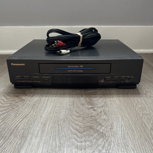 Panasonic VCR VHS Player PV-4453 Blue Line Omnivision No Remote Tested Works